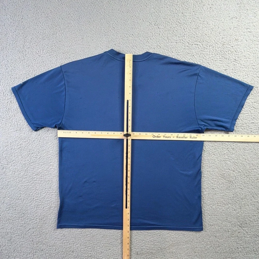 Vintage Nike Alpha Project Gym Shirt Mens XL Blue Made in USA Swoosh Y2K